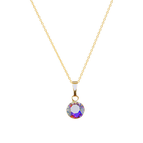 Кулон "Класика (Aurora Borealis)" с кристаллами Swarovski™